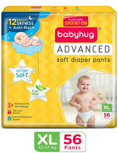 babyhug Advanced Pant Style Diaper 3D Leak