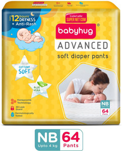 babyhug Advanced Pant Style Diaper 3D Leak
