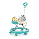 Winnie Musical Baby Walker with Adjustable Height with Light and Parental Handle (Green)