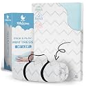 Pack and Play Mattress Pad 38" x 26" Waterproof Roll Up Memory Foam Topper