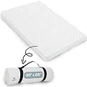 Pack and Play Mattress Pad 38" x 26" Waterproof Roll Up Memory Foam Topper