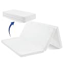 Pack and Play Mattress Topper | 38" x 26" Trifold Soft Foam Plain White
