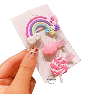 babymoon 3pcsset mix style hairclips set children accessories hairpins for girls princess crown headdress hair accessories pink
