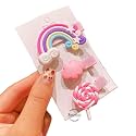 BabyMoon 3Pcs/Set Mix Style Hairclips Set Children Accessories Hairpins for Girls Princess Crown Headdress Hair Accessories (Pink)
