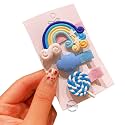 BabyMoon 3Pcs/Set Mix Style Hairclips Set Children Accessories Hairpins for Girls Princess Crown Headdress Hair Accessories (Blue)