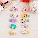 Babymoon Fusion Ice Cream 10pcs Hairclips Hair Accessories Set | Cartoon