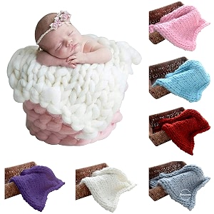 babymoon marino wool knit throw basket filler blanket baby photography photoshoot props flokati