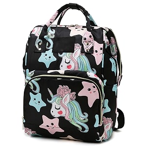 babymoon mother diaper bag lightweight multifunctional travel unisex diaper backpack  black star