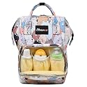 BabyMoon Mother Diaper Bag Lightweight Multifunctional Travel Unisex Diaper Backpack