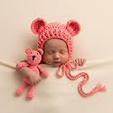 BabyMoon NewBorn Baby Photography Shoot Props Costume for New Born - Peach