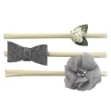 Babymoon (Set of 3) Baby Nylon Headbands Fusion, Hairbands for Newborns, Toddlers and Girls - Grey