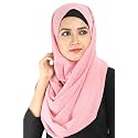 Babypinkgeorgettechiffonhijab