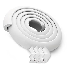 babypro 2 meter edge amp 4 corner guard with adhesive tape pack of 5 white