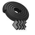 BabyPro 2 Meter Edge & 4 Corner Guard with Adhesive Tape, Pack of 5, Black