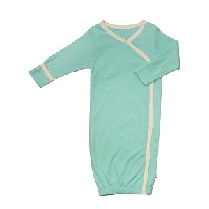 babysoy eco essential kimono bundler seafoam 3-6 months