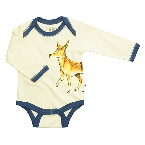 Babysoy Jane Goodall Long Sleeve Animal Pattern