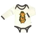 Babysoy Jane Goodall Long Sleeve Animal Pattern