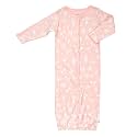Babysoy Unisex Baby Long Sleeve Gown Sleep Sack, Ultra Soft Nightgown, Newborn Reversible Mittens