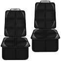 Bacgnyer Car Seat Protector 2 Pack, with Non-Slip Backing and Mesh Pockets