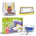 BaCHPan DIY Coloring Bag Kit for Kids Age 3+ Color Your Own Drawstring Bag