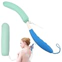 Back Scrubber for Shower,15.35"Curved Body Brush with Anti Slip Long Handle