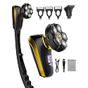 6D Electric Back Shaver for Men,Smooth Body &amp; Head Shaver with Long Handle