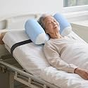 Back Sleep Pillow Premium Head Neck Support Professional Anti Wrinkle Pillow Blue White