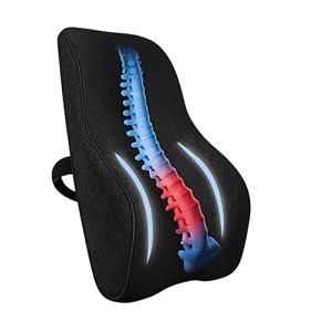 memory foam back support for office chair