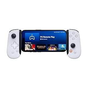 backbone one mobile gaming controller for iphone lightning - playstation edition - turn your iphone into a gaming console - play xbox call of duty roblox genshin impact amp more