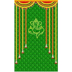 Backdrop Cloth for Decoration Pooja Curtain Background