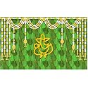 Background Decoration Pooja Decoration Cloth for Wedding