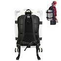 Heavy-Duty Backpack Carrying Straps System for 16-21 Inch Suitcase Luggage Hardcase for Adventure Travel Cobble Stone Streets Stair - S