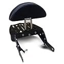 Backrest Harley Style Support Pillion Cushion Back Rest Backrest for Bullet Enfield Classic 350/500,Standard 350/500,Electra 350 & New Classic REBORN Only