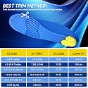 Bacophy Kids Arch Support Flat Feet Orthotic Inserts, Children PU Foam Cushioning Insoles for Plantar Fasciitis, Feet Heel Pain Relief