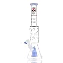 12 inch Exclusive Blue Alien UFO Matrix Percolator Glass Bong Scientifically Engineered
