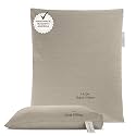 BADESOFA® Luxury Full Body Bath Pillows for Tub Set in Beige