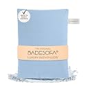 BADESOFA® Luxury Seat Cushion for Bath | Premium-Quality Materials | Comfortable & Quick-Drying | Washable Bath Pillow in Blue | Home Spa | Suitable for Bathtub, Steam Sauna & Hot Tub