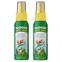 Badger Bug Spray, DEET-Free Citronella, Travel Size, 2.7 fl oz 2-Pack