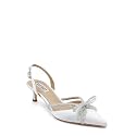 Badgley Mischka Women39s Angelina Slingback Kitten Heels