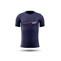 Active Wear Sports T Shirts | Dry Fit | Unisex | Soft &amp; Stretchable Fabric Badminton T Shirt (Navy/Size M)