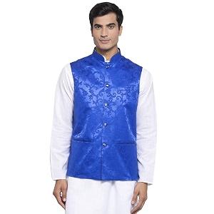 badoliya amp sons men39s brocade zari nehru jacketwaist coat