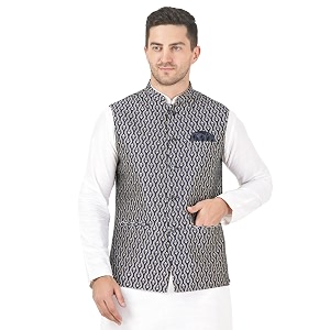 badoliya amp sons men39s brocade zari nehru jacketwaist coat