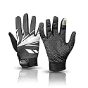 BADOWL Full Finger Bike Riding Gloves for Men &amp; Women, Touchscreen Compatible Motorcycle Gloves for Bike Riding, Durable and Breathable Outdoor Sports Gloves, Nylon, Grey