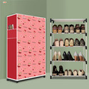 BAE 4 Tier Foldable Shoe Rack – Space Saver, Universal for Entry, Bedroom & Balcony Plastic Shoe Stand