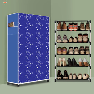 bae 5 tier foldable shoe rack  space saver universal for entry bedroom  balcony plastic shoe stand