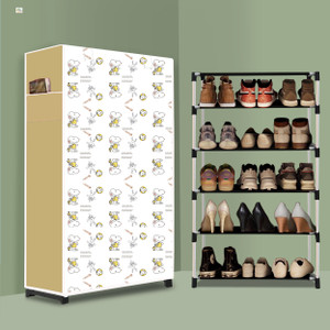 bae 5 tier foldable shoe rack  space saver universal for entry bedroom  balcony plastic shoe stand dogi modern printa5 5 shelves diydo-it-yourself
