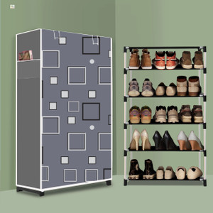 bae 5 tier foldable shoe rack  space saver universal for entry bedroom  balcony plastic shoe stand