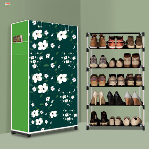 bae 5 tier foldable shoe rack  space saver universal for entry bedroom  balcony plastic shoe stand