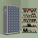 BAE 5 Tier Foldable Shoe Rack – Space Saver, Universal for Entry, Bedroom & Balcony Plastic Shoe Stand