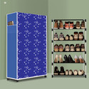 BAE 5 Tier Foldable Shoe Rack – Space Saver, Universal for Entry, Bedroom & Balcony Plastic Shoe Stand